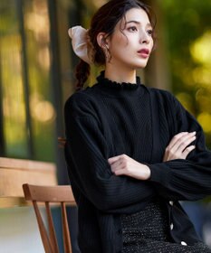 Tiaclasse 【洗える】シェルボタンカーディガン