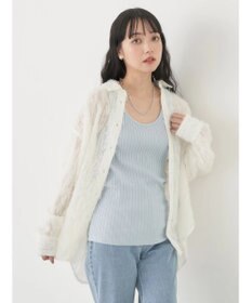 earth music&ecology ジャガードシャツ