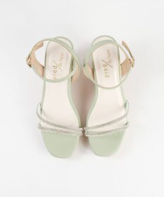 BONTRE 【pied du lapan/ピエドラパン】ビジューベルトウエッジサンダル/50756ZI