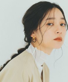 susui 【doughnut】フープピアス M (YGMAT)_片耳