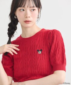 earth music&ecology Ｄｉｓｎｅｙ×Ｓｅｉｊｉ　Ｍａｔｓｕｍｏｔｏ刺繍ニット