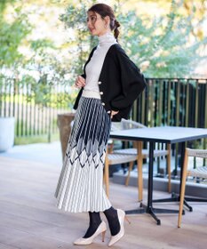 Tiaclasse 【洗える】シェルボタンカーディガン