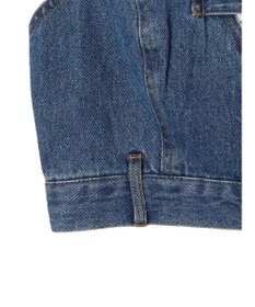 earth music&ecology タブ付デニムビスチェ