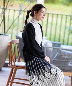 Tiaclasse 【洗える】シェルボタンカーディガン