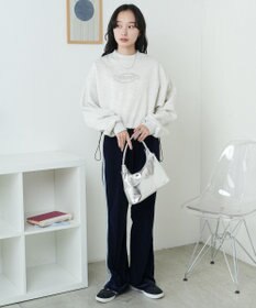 WEGO 裏起毛ドロストショートスウェット