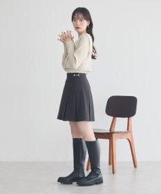 earth music&ecology 【セットアップ可】フリンジツイードビスチェ