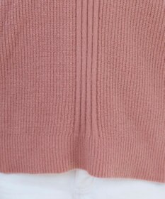 Tiaclasse L 【洗える】Vネック起毛ニットトップス