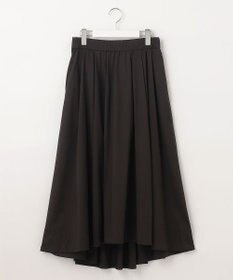 自由区 【XSサイズ～/洗える】ストレッチタイプライター タックギャザースカート