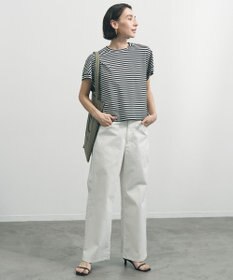 UNFILO L 【UNFILO DENIM/新色追加】撥水ストレッチ ルーズワイドデニム