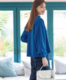 Tiaclasse 【洗える】シェルボタンカーディガン