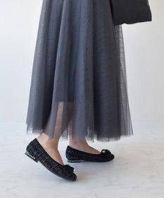 Bridget Birkin 【Bridget Birkin】ビッグパールリボンフラットシューズ