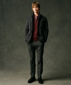 JOSEPH ABBOUD 【キングサイズ・オーガニックコットン使用・自然なストレッチ性】JOE COTTON ストレッチオックスペイズリー シャツ