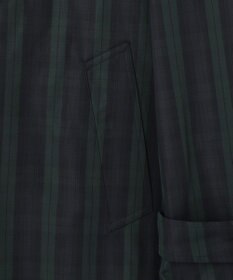 J.PRESS MEN 【オンオフ兼用 / ストレッチ / 撥水 / 洗える】トリコット3レイヤーバルマカンショートコート / フードデタッチャブル