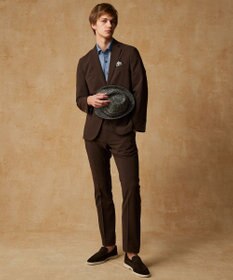 JOSEPH ABBOUD 夏パンツ【キングサイズ・洗える・ウエストも伸びる!/軽量/清涼/ストレッチ】ハイツイストドライストレッチパンツ