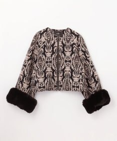 GRACE CONTINENTAL オーナメントジャガードジャケット