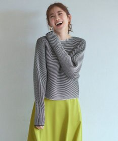 ICB L 【洗える】 ソフトカシミヤミックス ドルマンスリーブニット