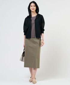 J.PRESS LADIES S 【一枚で着映え・シーンレスに活躍】コットンスムース レースデザイン カットソー
