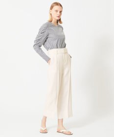 BEIGE， LAUREL / ワイドクロップドパンツ