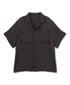 uncrave ライトダブルサテン シャツジャケット