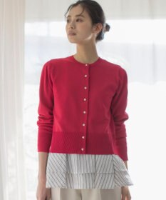 組曲 フラワーメタル ニット カーディガン