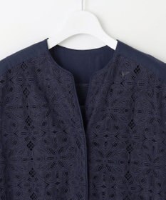 自由区 S 【洗える】フラワータイルレース ワンピース