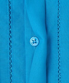 ICB L 【先行予約】リネンスラブローン バンドカラーデザインシャツ