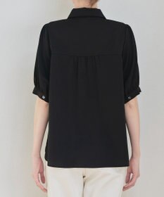 Tiaclasse L 【新色追加】パフスリーブシャツブラウス