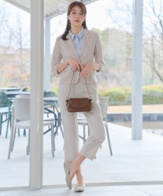 Tiaclasse L 【新色追加】パフスリーブシャツブラウス