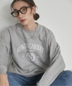 WEGO 【ANGIE VINTAGE】カレッジロゴスウェット