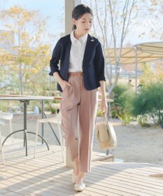 Tiaclasse L 【新色追加】パフスリーブシャツブラウス