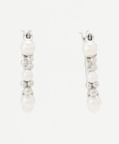 ICB メタルパールコンビピアス