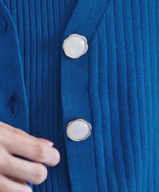 Tiaclasse 【洗える】シェルボタンカーディガン