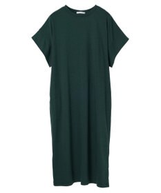 Green Parks 接触冷感　袖切替えカットワンピース