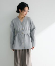 Green Parks ・ＡＮＤＳＥＡＲＣＨ　ペプラムニットカーディガン