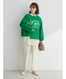 Green Parks コットンＵＳＡミニ裏毛リメイク風プルオーバー