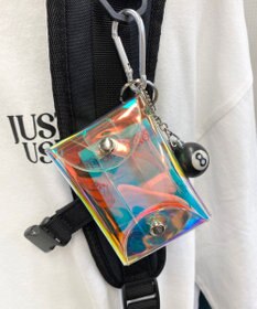 WEGO カラビナ付きミニポーチ