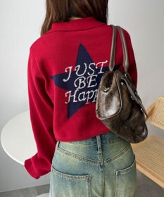 WEGO WZIPスターモチーフニット