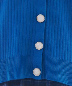 Tiaclasse 【洗える】シェルボタンカーディガン