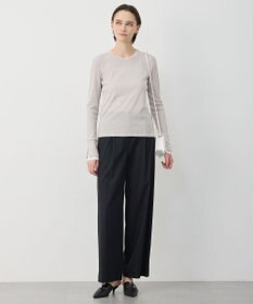 ICB L セミシアーテレコ レイヤード風カットソー