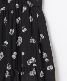 組曲 S 【加藤ローサさん着用 / レングス調整可能】ギャザーライトデシンティアード スカート