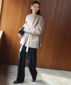 BEIGE， LABBOCK / ウール混2WAYショートコート