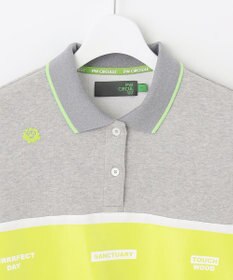 PW CIRCULUS 【WOMEN】【洗える】裏毛 ロゴ ポロ ワンピース ゴルフウェア レディース