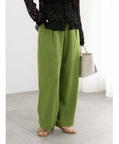 Te chichi レーヨンリネンストレートパンツ