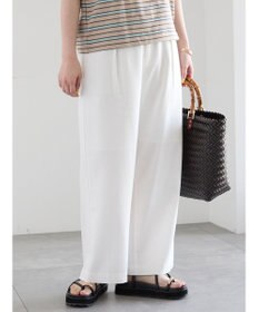Te chichi レーヨンリネンストレートパンツ