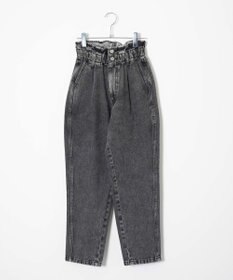 WEGO ウエストフリルマムデニムパンツ