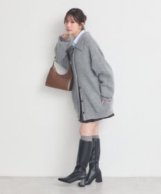 earth music&ecology 襟付きニットアウター