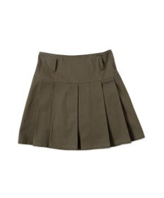 WEGO ベルト付チノプリーツスカパン