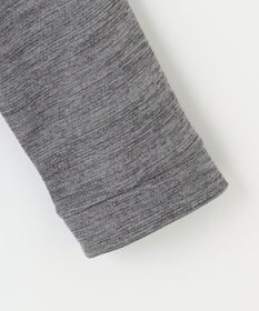 JOSEPH ABBOUD MOUNTAIN 【ソフト/吸水速乾/ライナードッキング対応】メランジバック メッシュ ジップ カットソー