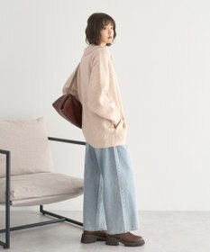 earth music&ecology 襟付きニットアウター