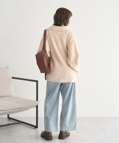 earth music&ecology 襟付きニットアウター